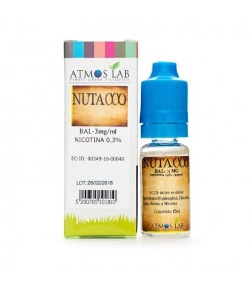 E-líquido ATMOS LAB NUTACCO 3mg/ml 10ml
